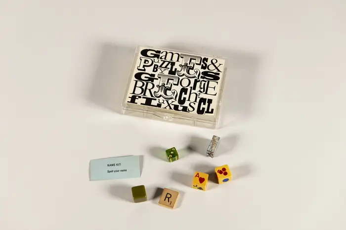 Georg Brecht & George Maciunas, Games & Puzzles by George Brecht Fluxus CL. Name Kit, 1965