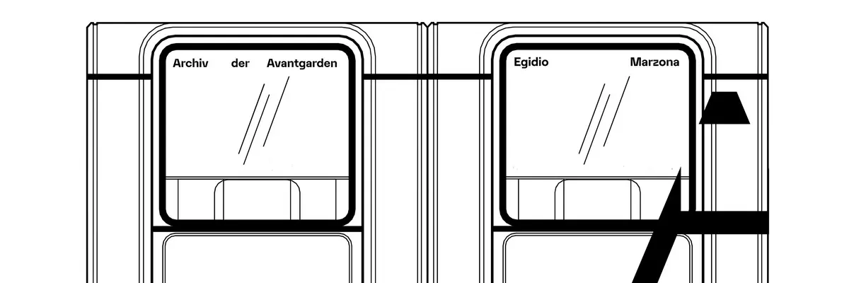 Entwurf-Zeichnung für ein Kiosk.
