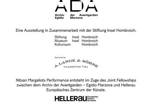 Ein Ausstellungsplakat.